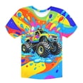 thumbnail image 1 of MUXiin Boys Girls 3D Graphic Printed T-Shirts,Kids Novelty Cool Crewneck Short Sleeve Tops Tee Fashion Shirt Tshirt for Teens, 1 of 2