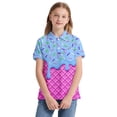 thumbnail image 1 of MUXiin Boys Polo Shirts Button Closure Short Sleeve Hawaiian Shirt Active Wear Polo Casual Tops with Chest Pocket, 1 of 6