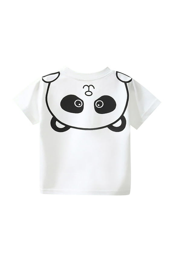Boys Summer Shirts 5t Letter Graphic Printed Cute Funny Short Sleeve Tee for Toddler Fashion Casual Tee Tops Boys' Tops, Tees & Shirts