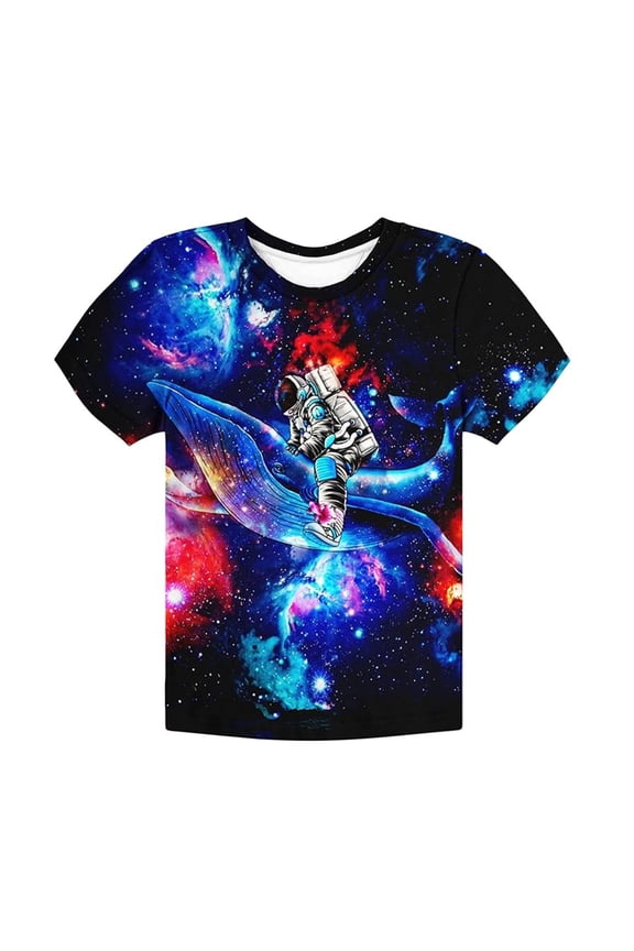 Boys T Shirts 10-12 Solid Color Cute Funny Short Sleeve T-Shirt Funny Holidays Tops Clothes for Children