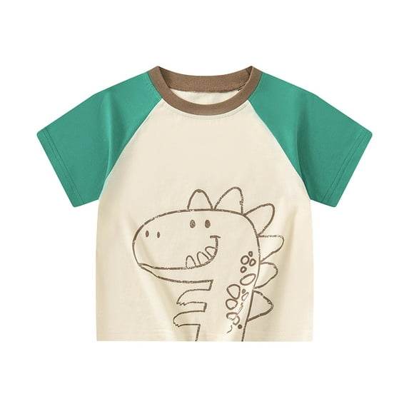 MUXiin Boys T Shirts Size 10 Cartoon Print Cute Funny Short Sleeve T-Shirt Cute Birthday Shirts Summer Clothes for Girls