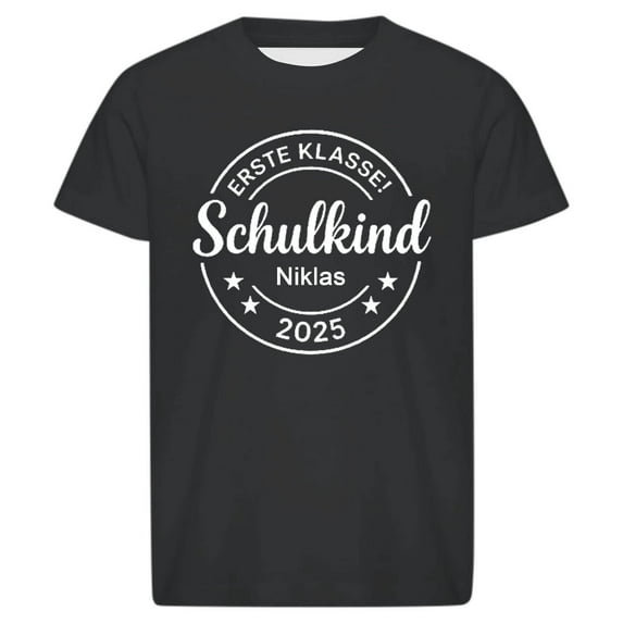 MUXiin Boys T Shirts Size 6 Schulkind Letter Print Short Sleeve Loose Preppy Tee Tops Back To School Shirt 5-6 Years,Blue