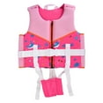 thumbnail image 1 of MUXiin Child Life Jacket Type III Life Vest (30-50 lbs) for Kids and Children, Support Collar with Handle, Fully Adjustable PFD for Pools, Lakes and Boating,Pink,XS,S,Pink, 1 of 7