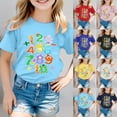 thumbnail image 1 of MUXiin Dinosaur Shirt for Kids Boys Girls Funny Toddler Dino Short Sleeve Graphic Cotton Tee Top 2-7T, 1 of 4