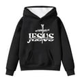 thumbnail image 1 of MUXiin Faith Over Fear Hoodie Kids 10-12 Boys Trendy Cute Christian Letter Print Sweatshirts Long Sleeve Pullover Tops with Pockets, 1 of 4