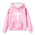 thumbnail image 1 of MUXiin Faith Over Fear Hoodie Little Kids Christian Graphic Cute Hoodies Oversized Graphic Pullover Tops, 1 of 4