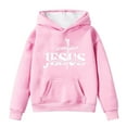thumbnail image 1 of MUXiin Faith Over Fear Hoodie Youth Boys Trendy Cute Christian Letter Print Sweatshirts Long Sleeve Pullover Tops with Pockets, 1 of 4