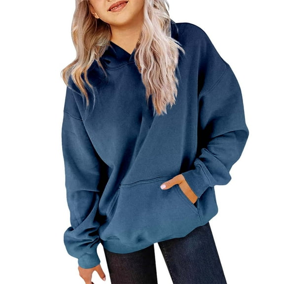 MUXiin Girls Hoodies Size 8,Oversized Hoodies for Girl Graphic Cute Hooded Sweatshirt with Pockets Lightweight Loose Fit Comfort Y2k Hoodie Fall Clothes,,