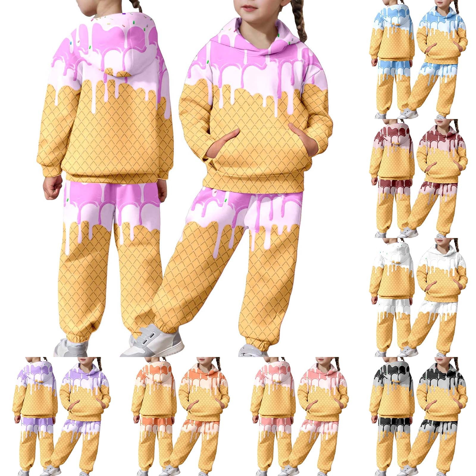 Nautinati Girls Green Ice Cream Design Warm Sweater With Pom-Pom Detailing
