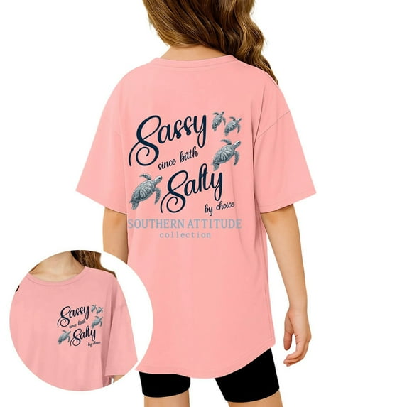 MUXiin Girls Shirts Size 14 16 Round Neck Short Sleeve Letter Graphic Print Girls Tops Athletic Fit Fashion Toddler Girl Clothes