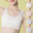 thumbnail image 1 of MUXiin Girls Sports Bra Seamless Sports Bra Camisole for Girls Lightweight Training Crop Top Teen Athletic Wear Wirefree Bras For Girls, 1 of 4