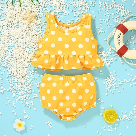 MUXiin Girls Swimsuits Size 14-16 Two-Piece Floral Print Swimwear Upf 50+ Sun Protection Durability Pool Party Swimsuit Cute Swimwear for Active Girls