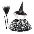 thumbnail image 1 of MUXiin Halloween Costumes For Girls 5-8 Years,Girls Halloween Ballet Tutu Skirt Witch Party Dance Outfit Set with Hat, 1 of 5