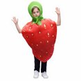 thumbnail image 1 of MUXiin Kids Halloween Party Performance Outfit Strawberry Fries Burger Pizza Hotdog Bread Cake Themed Cosplay Dress For Boys Girls, 1 of 2