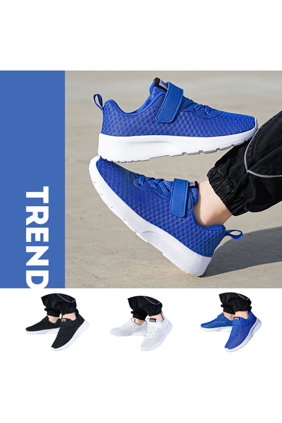 Kids Wide Toe Box Running Tennis Shoes + Zero Drop Sole Sport Sneakers for Boys/Girls