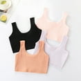 thumbnail image 1 of MUXiin Little Girl Bras With Pads Girls Sports Underwear Set Comfortable Breathable Supportive Athletic Bra and Vest for Children Racerback Training Bras For Girls, 1 of 3