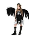 thumbnail image 1 of MUXiin ,MUXiin Funny Halloween Costumes 7-8 Years,Girls Halloween Angel Party Dress Cute Animal Theme Performance Gown For Carnival Celebration Outfit Children 3 To 12 Years,(7-8 Years,Z40-Black), 1 of 9