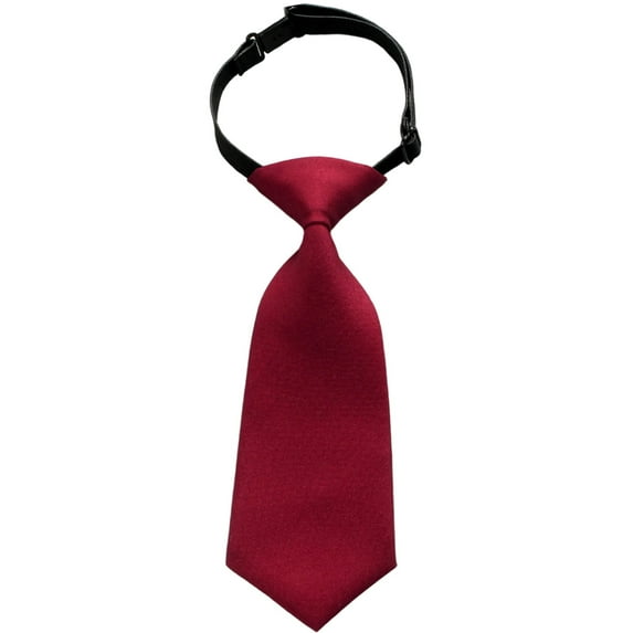 MUXiin Pre-Tied Boys Ties Solid Color Kids Adjustable Necktie for Age 8-12 Wedding School Graduation Back To School Fashion School Uniforms