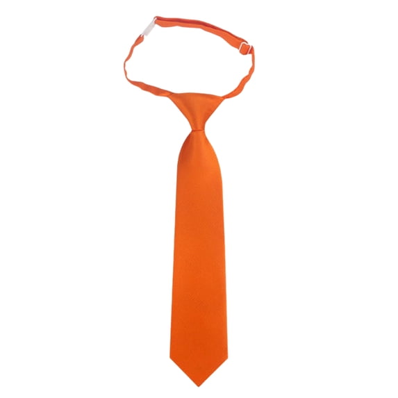 MUXiin Pre-Tied Boys Ties Solid Color Kids Adjustable Necktie for Age 8-12 Wedding School Graduation Back To School Fashion School Uniforms