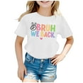 thumbnail image 1 of MUXiin Shirts For Toddler Girls,Back To School Clothes For Girls Graphic Short Sleeve Cotton Tee Tops Baggy for Teen Girls Graduation Summer Blouse for Girls, 1 of 4