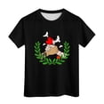 thumbnail image 1 of MUXiin Teen Boys Shirts Letter Print Cute Funny Short Sleeve T Shirt Top Loose Summer Tops T-Shirts Infant To Big Kid, 1 of 4