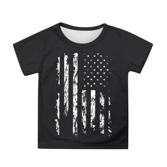 MUXiin Toddler Boy Shirts 5t Letter Graphic Printed Cute Funny Short Sleeve T Shirt Top Comfortable Sports T-Shirt Tees Shirts for Youth Boys Girls