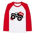 thumbnail image 1 of MUXiin Toddler Boy Valentines Shirt Children's Casual Solid Color Round Neck Long Sleeved Top T Shirt Girls Valentines Gifts, 1 of 2