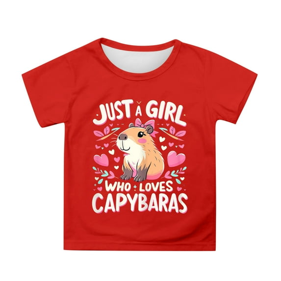 MUXiin Toddler Girls Easter Shirts Letter Graphic Printed Round Neck Preppy Short Sleeve T Shirt Top Casual Back To School Summer Tops Clothes for Boy Size Children's Shirts