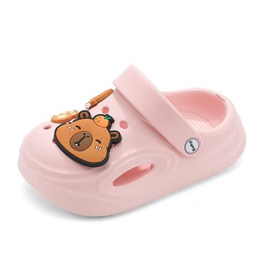 Boys Blue EVA Clog Sandals – Beach Water Swim Slippers, Size UK 13 / US 8 / EU 28, Race Car Character