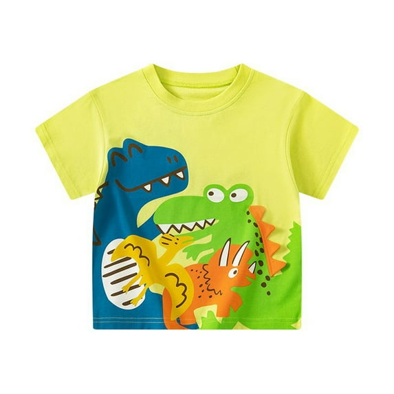MUXiin Toddler T Shirts Cotton Summer Tshirts Boys Girls Short Sleeve Tee Tops Casual Graphic Clothes Crew Neck Shirts