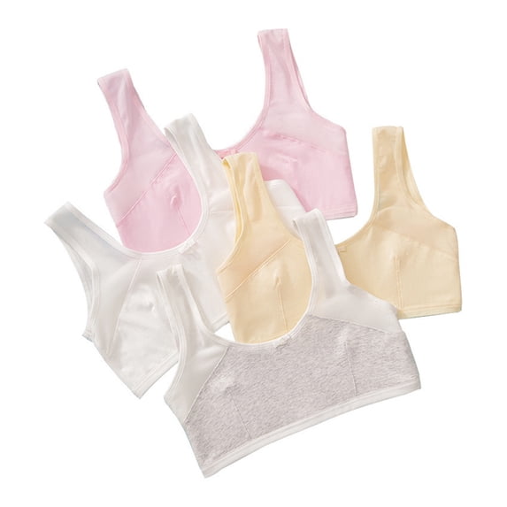 MUXiin Training Bras for Girls 7-8 Girls Sports Bras and Undershirts Soft Breathable Athletic Wear for Children Comfortable Supportive Tops Sports Bras For Tweens Girls