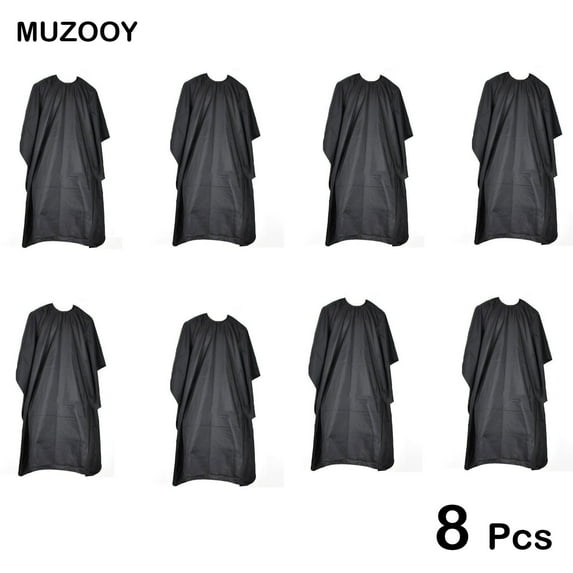 GOWINSEE 8 Pcs Hairdressing Capes, Professional Hair Cutting Barber Cape Salon Capes for Salon Hairdresser Hair Cutting Waterproof Gown Cloth