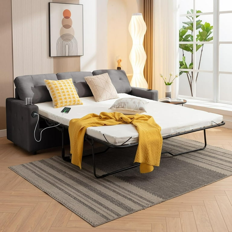 Full size pull out sleeper sofa online