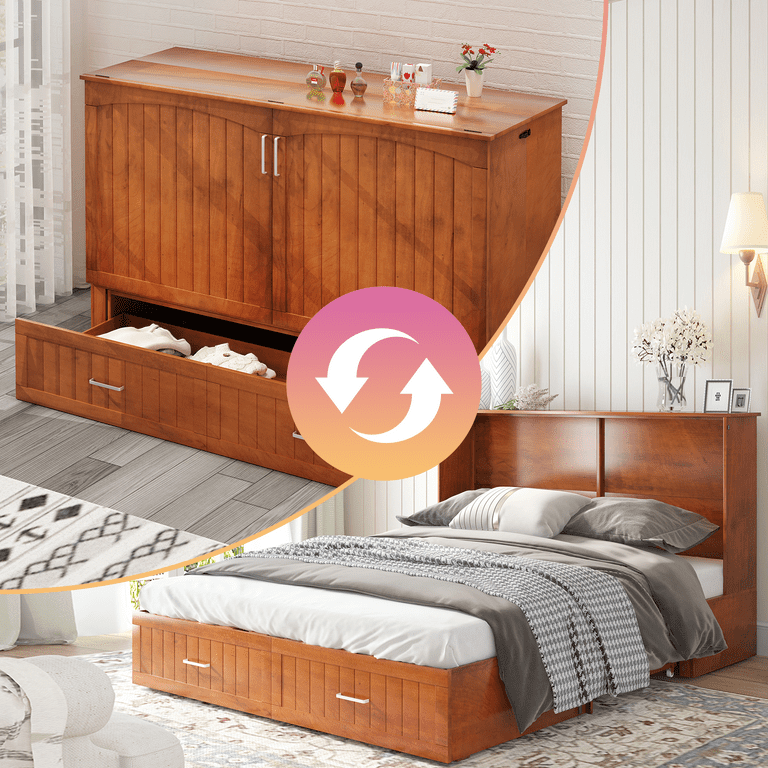 Cabinet murphy queen bed online