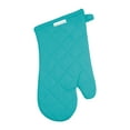 thumbnail image 1 of MUkitchen 100% Quilted Cotton Oven Mitt, Aquamarine - 13 inches, 1 of 2
