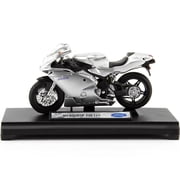 MV Augusta F4S 1+1 Diecast Model 118 scale Silver Welly