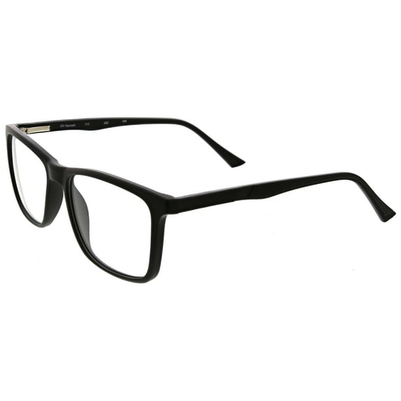 Mens Kenneth Rx'ble Eyeglasses with Case, Black
