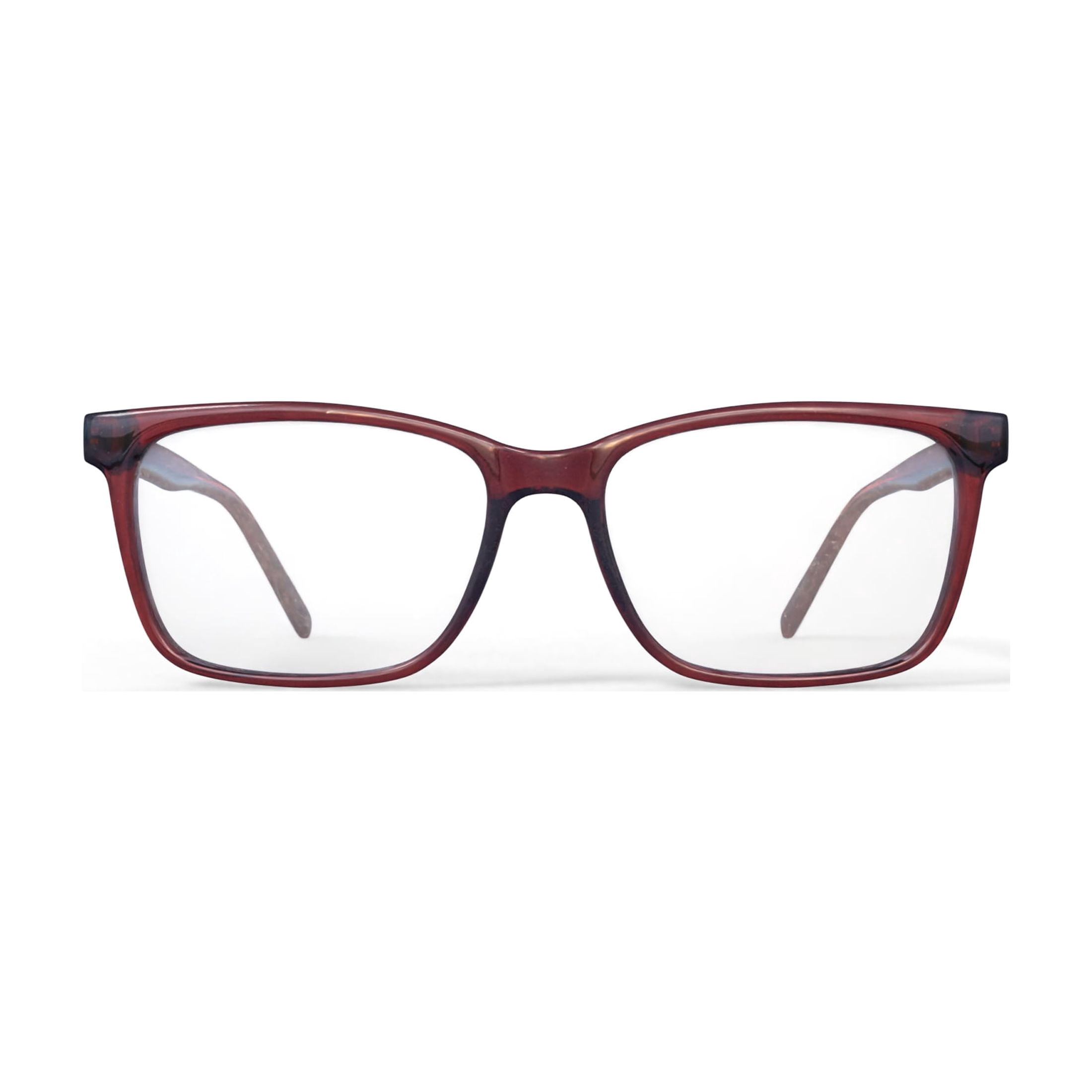 Mens Mateo Rx'ble Eyeglasses with Case, BROWN