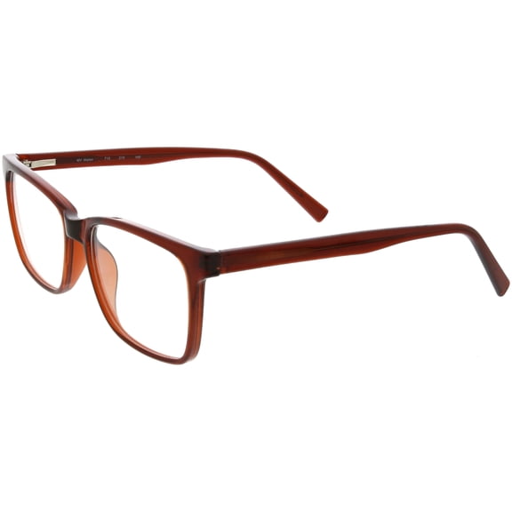 Mens Mateo Rx'ble Eyeglasses with Case, BROWN