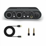 Saramonic MV-Mixer 2-Channel 24-bit/192kHz Audio Interface for Mac & Windows with 2x XLR-1/4 Combo Inputs for Mic, Instrument & Line Signals