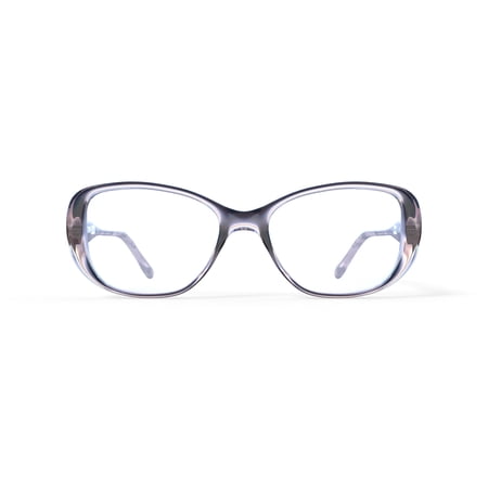 Womens Patsy Rx'ble Eyeglasses with Case, BLUSH