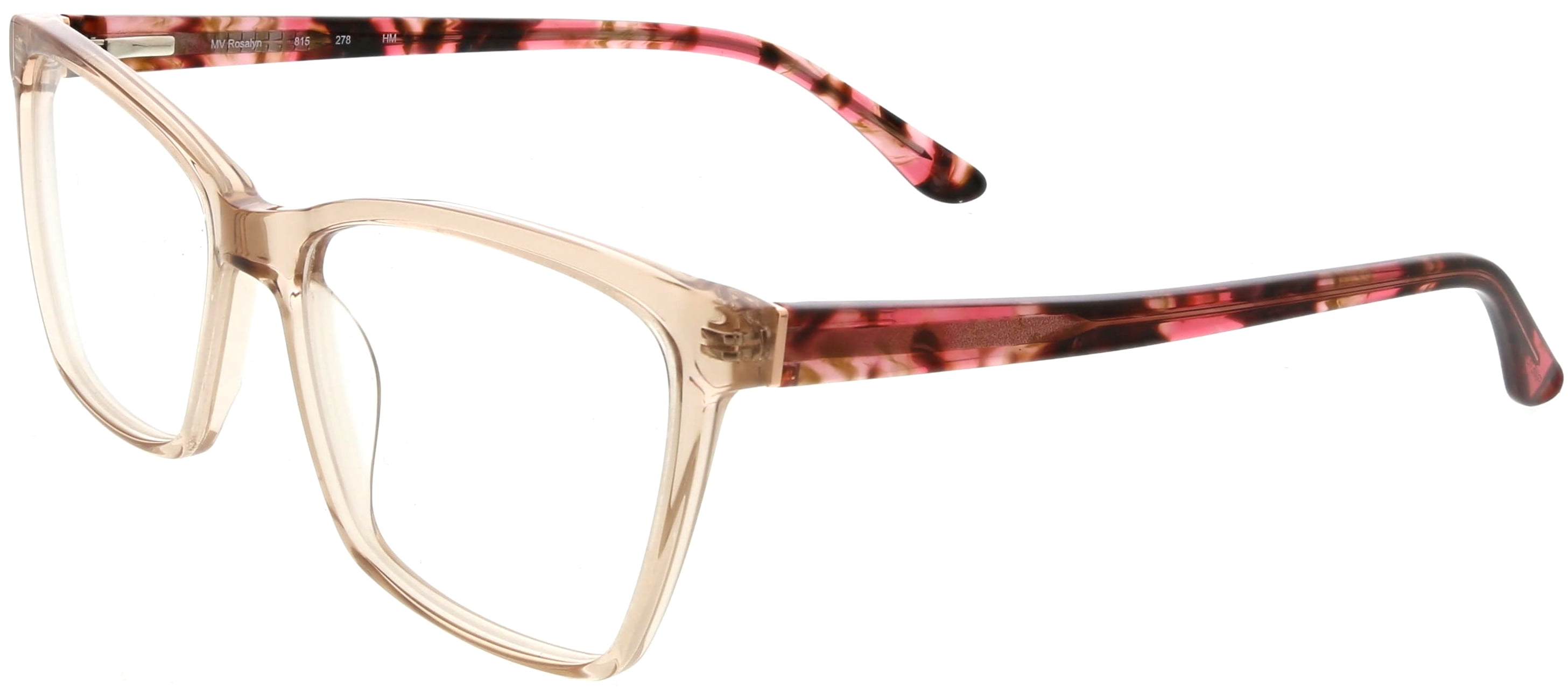 Womens Rosalyn Rx'ble Eyeglasses with Case, SAND