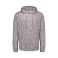 thumbnail image 1 of MV Sport 1261 Heather Pullover Hooded Tee-Salt and Pepper [401]-M, 1 of 8