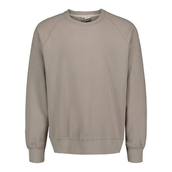 MV Sport 17116 Vintage Fleece Raglan Crewneck-Atmosphere - 270-3XL