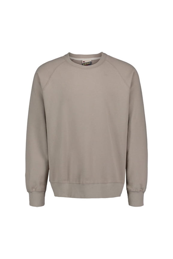 17116 Vintage Fleece Raglan Crewneck-Atmosphere - 270-S