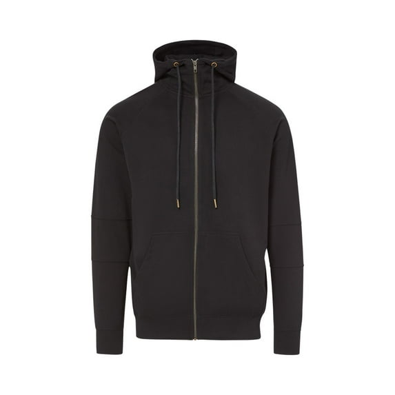 MV Sport 23110 Ezra Full Zip Funnel Hood-Black - 006-S