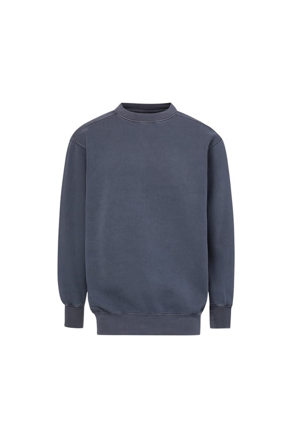 23142 Coastal Color Crewneck Sweatshirt-OxfordBlue - OXF-M