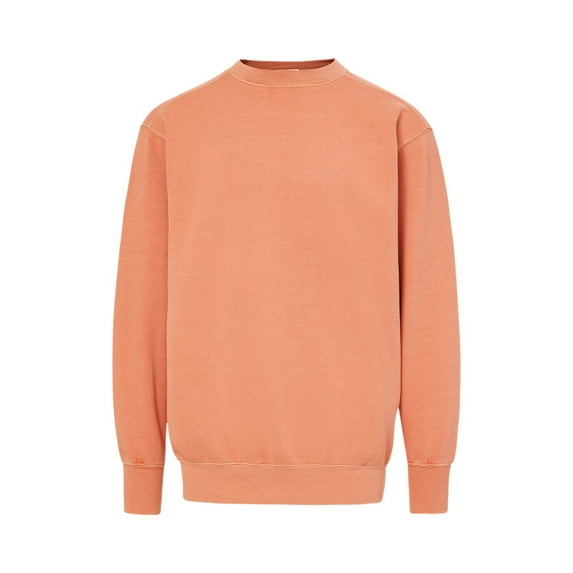 MV Sport 23142 Coastal Color Crewneck Sweatshirt-TangyTangerine - 128-L