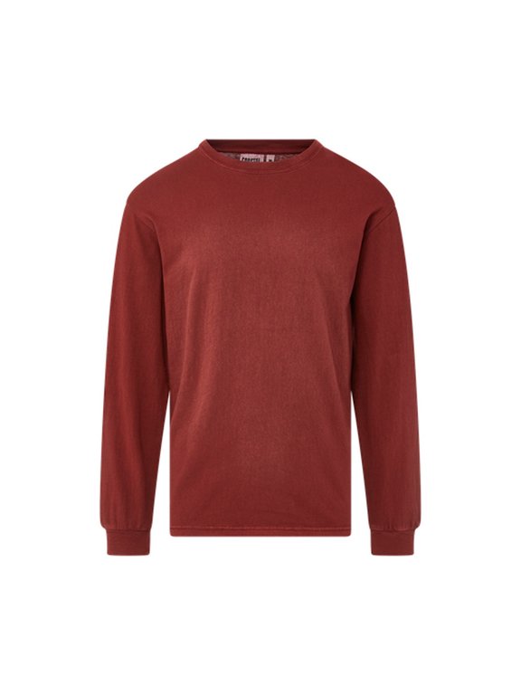 23415 Coastal Color Long Sleeve Tee-Adobe Brick - AOB-L