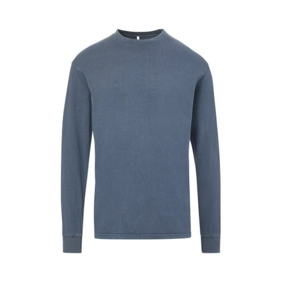 MV Sport 23415 Coastal Color Long Sleeve Tee-MoonlightNavy - 6AX-2XL